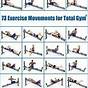 Exercises On Total Gym Chart