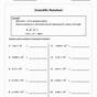 Exponents And Scientific Notation Worksheet