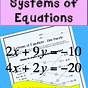 Systems Of 3 Equations Worksheet