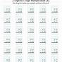 Standard Algorithm Multiplication Worksheets