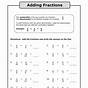 Grade 4 Fractions Worksheet