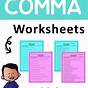Weekly Grammar Worksheet Commas