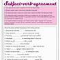 Verb Tense Agreement Worksheets
