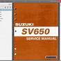 Sv650s Owners Manual
