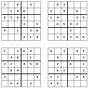 Free Printable Easy Sudoku Puzzles 4 Per Page