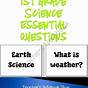 Science Questions For 1st Graders
