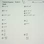 Division Properties Of Exponents Worksheet