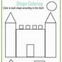 Coloring Pages For Preschoolers Shapes