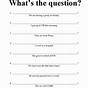 Estce Que Questions Worksheet