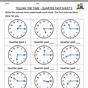 Clock Worksheet For 2nd Grade