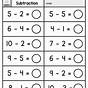 Subtraction Math Worksheets For Kindergarten