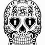 Day Of The Dead Printable Coloring Pages