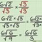 Multiplying And Dividing Square Roots