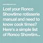 Ronco Showtime Rotisserie Manual Pdf