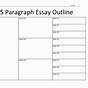 Essay Outline Template Worksheet