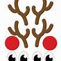 Pin The Tail On The Reindeer Printable