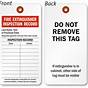 Printable Fire Extinguisher Inspection Tags Template Pdf