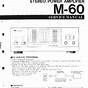 Yamaha M 70 Owner's Manual