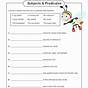 Compound Subjects And Predicates Worksheet Answers
