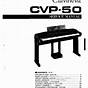 Yamaha Cvp 20 Owner's Manual