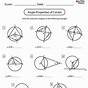 Circles Geometry Practice Worksheet