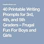 Fun Writing Activities For 5th Graders
