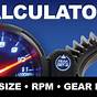 Gear Ratio To Rpm Chart