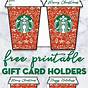 Printable Starbucks Gift Cards