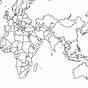 Printable World Map With Countries Blank Free
