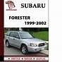 2001 Subaru Forester Manual