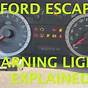 2017 Ford Escape Dash Symbols