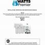 Watts Premier Ro Tfm 5sv Manual