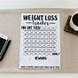 Weight Loss Motivation Chart