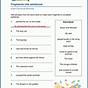 Create Sentences Worksheet