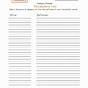 Vocabulary Worksheet Templates