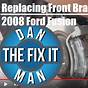 2008 Ford Fusion Brake Rotors