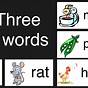 Three Letter Word For Kids