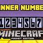 Numbers In Minecraft