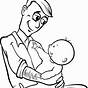 Printable Dad Coloring Pages