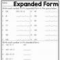 Expanded Form Standard Form Word Form Worksheets