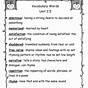 Vocabulary Activities For 5th Grade