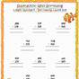 Subtraction And Borrowing Worksheet