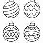 Printable Christmas Tree Ornaments