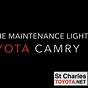 2021 Toyota Camry Maintenance Required Reset