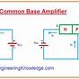 Common Base Amplifier Circuit Diagram