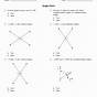 Name That Angle Pair Worksheet Answers
