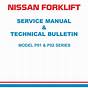 Nissan Electric Forklift Manual