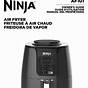 Ninja Air Fryer Af101 Manual