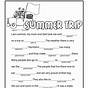 Summer Mad Libs For Kids