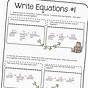 Two-step Problems Worksheets